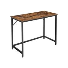Arvutilaud Vasagle LWD41X, 100 x 50 x 75 cm, must/pruun