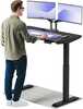 Reguleeritava kõrgusega laud Desktronic HomeOne, 120 x 60 cm, must