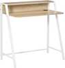 Kirjutuslaud HOMCOM, 84 x 45 x 85 cm, valge/tamm