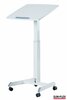 Reguleeritava kõrgusega arvutilaud Sun-Flex Pro, 60 x 52 cm, valge