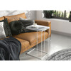 Külglaud ADRK Furniture Dru, 62 x 30 x 40 cm, hall/valge