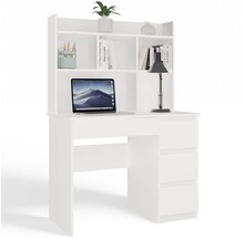 Kirjutuslaud Top E Shop Mijas, valge, parem