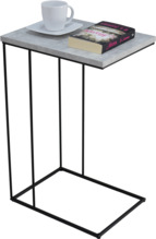 Külglaud ADRK Furniture Dru, 62 x 30 x 40 cm, hall/must