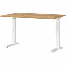 Kirjutuslaud Germania Downey, 80 x 120 cm, Navarra tamm/valge