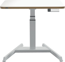 Reguleeritava kõrgusega elektriline kirjutuslaud Leitz Ergo, 80 x 60 cm, valge, 65340001