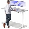 Elektriliselt reguleeritava kõrgusega laud Desktronic HomePro, 180 x 80 cm, valge/hall