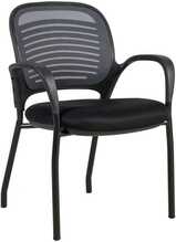 Klienditool Home4you Torino, hall/must, 59 cm x 59 cm x 84 cm