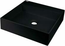 Valamu Deante Correo CQRNU4S, 40 x 40 cm, must graniit
