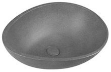 Valamu Sapho Punc BH7001, 53 x 39 cm, must liivakivi