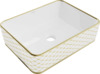 Valamu Mexen Catia 21314809, 48 x 37 cm, valge/kuldne