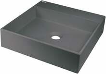 Valamu Deante Correo CQRTU4S, 40 x 40 cm, antratsiit metallik
