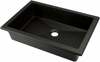 Valamu Deante Correo CQRNU5U, 50 x 35 x 14 cm, must graniit