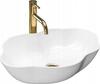 Valamu Rea Pearl U0265, 33 x 53 cm, valge läikiv