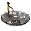 Valamu Rea Arctic Black, 46 x 46 x 12 cm, klaas