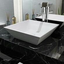 Valamu 142344, 41.5 x 41.5 x 12 cm, valge