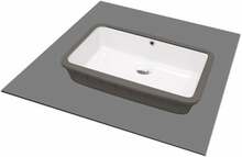 Valamu Deante Temisto CDT6U5U, 50 x 30 x 17.3 cm, valge