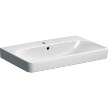 Valamu Geberit Smyle Square 500.249.01.1, 75 x 48 cm, valge