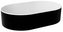 Valamu Besco Lova, 34 x 53 cm, must/valge matt