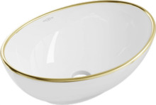 Valamu Mexen Elza 21014005, 40 x 33 cm, valge/kuldne