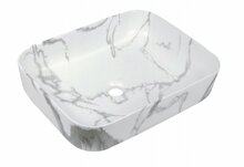 Valamu Invena Florina, 51 x 40 cm, valge marmor