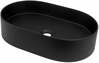 Valamu Deante Silia CQS_NU6S, 55 x 35 x 12.5 cm, must graniit
