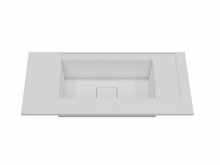 Valamu Domoletti MH026 -100, 100 x 52 x 15 cm, valge