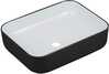 Valamu Laveo Mogami, 50 x 40 x 13.5 cm, must/valge