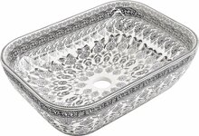 Valamu Mexen Rita, 45.5 x 32.5 cm, valge/must muster
