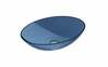 Valamu Besco Anya, 50 x 35 x 15 cm, koos kroom sifooniga, sinine