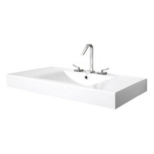 Valamu PAA Long Step, 100 x 49 cm, valge