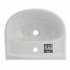 Kraanikauss Jika Lyra Plus H8143810001041, 50 x 41 cm, valge