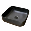Valamu Masterjero CATANIA, 38.5 x 38.5 x 14 cm, keraamika, must