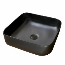 Valamu Masterjero CATANIA, 38.5 x 38.5 x 14 cm, keraamika, must