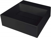 Valamu Deante Correo CQRNU4M, 40 x 40 cm, graniit, must