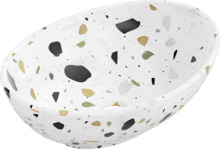 Valamu Mexen Elza, valge stone terrazzo