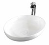 Lauapealne kraanikauss Rea Carola Slim, 51 cm, valge