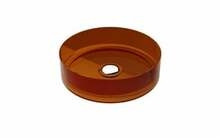 Valamu Besco Enya Earth Rust, 36 x 36 x 10 cm, valge korgiga, pruun
