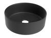 Valamu Kame Tondo WB353512MB, 35 x 12 cm, must