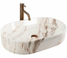 Vannitoa kraanikauss Rea Nadia 60, 61 x 38.5 x 12 cm, marrone