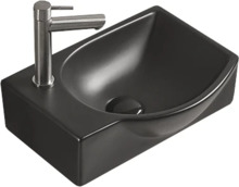 Valamu Mexen Mista 22174085R, 40.5 x 28 x 14 cm, must matt