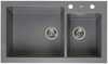 Valamu Reginox Amsterdam 25 R31094, 860 x 500 mm, Grey Silvery