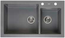 Valamu Reginox Amsterdam 25 R31094, 860 x 500 mm, Grey Silvery