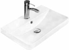 Valamu Mexen Dagna, 50 x 35.5 x 13.5 cm, valge