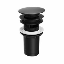 Valamu sifooni otsik Ravak Click-Clack X01748, must
