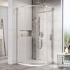Pusapõhine dušikabiin Ravak Blix Slim BLSCP4-90, 90 x 90 x 195 cm, kroom + transparent