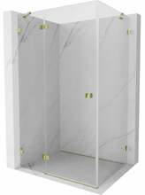 Dušikabiin Mexen Lunar 834-095-070-50-00-L, ristkülik, aluseta, vasak, 95 x 70 x 200 cm, transparent/gold