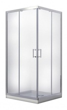 Dušikabiin Besco Modern 185 MK-90-185-C, ruudukujuline, aluseta, 90 x 90 x 185 cm