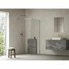 Dušisein RAVAK Walk-In Air Wall, 110 x 200 x 120 cm, kroom/läbipaistev klaas