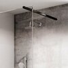 Dušiseina kinnitus Ravak W SET-Uni Free/Wall, 120 cm, must