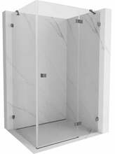 Dušikabiin Mexen Lunar 834-100-070-95-00-P, ristkülik, aluseta, parem, 100 x 70 x 200 cm, transparent/gun metal